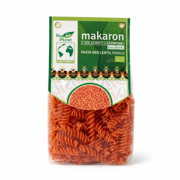 makaron3 Makaron z soczewicy czerwonej - świderki