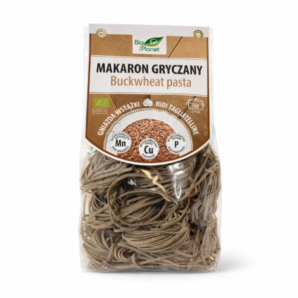 Makaron gryczany - gniazda wstążki