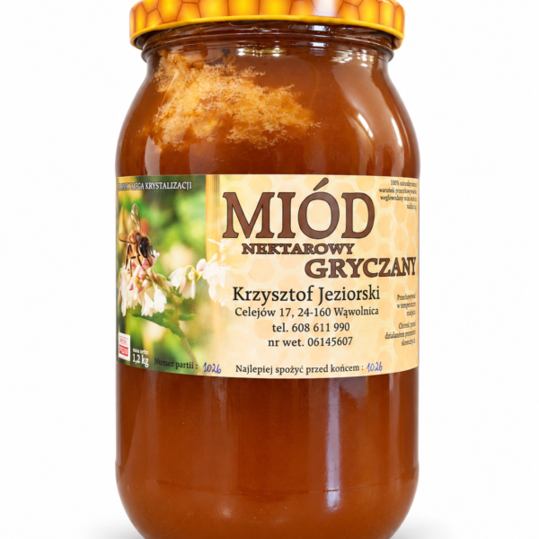 Miód gryczany 1200g